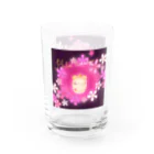 どるちぇ＊うさぎの《ボタニカル》＊芝桜×ひつじ＊誕生日花 Water Glass :right