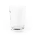 衛星ババロアのno caffeine no life Water Glass :right