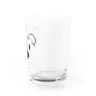 もつ子の白にこだわるくま Water Glass :right