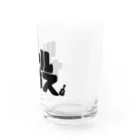 ddt2880のリトルヤホス(スウェット風字体) Water Glass :right