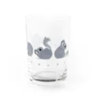 ねずりすSHOPのころりんチンチラ Water Glass :right