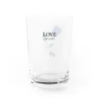 fussanのはなとねこの 【Love】 Water Glass :right