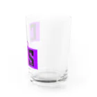 チョコット・シタイナーのチョコットシタイナー　CSロゴ Water Glass :right