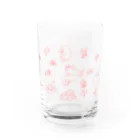 マルティ部屋のシニアなマルティ赤 Water Glass :right