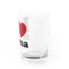 キッズモード某のI love mama Water Glass :right