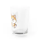 春風工房の２人は仲良し秋田犬 Water Glass :right