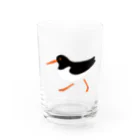 piro piro piccoloのミヤコドリとにんじん Water Glass :right