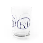 にのにのゆかいなわんこ Water Glass :right