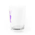 テディベアの紫くま Water Glass :right