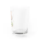 naomao nikkiのnaomao nikki ぐるぐるもじゃもじゃ Water Glass :right