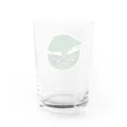 Kinkadesign うみのいきものカワイイShopのホホジロザメ_Cafeステッカーデザイン Water Glass :right