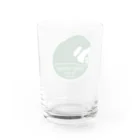 Kinkadesign うみのいきものカワイイShopのシャチGreen_Cafeステッカーデザイン Water Glass :right