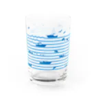 OCEAN SLOTHの波ボーダー Water Glass :right