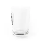 PoooompadoooourのGRAY SCALE エンブレム Water Glass :right