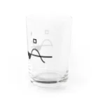 dotmillisの波形と四角 Water Glass :right