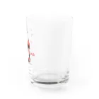 キッチュの赤スカーフパンダ Water Glass :right