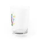 棕櫚竹工房の華やかなニャンコ Water Glass :right