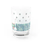  kuriko の白いくまのグラス グラス右面