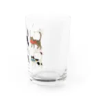 YoakeNecoのよあけねこ　集合 Water Glass :right