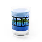 (株)えくぼの[BLUECHARGEロゴ] Water Glass :right