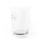 遥ん/犬顔絵　の「保護犬カフェ支援」グッズ ころんさん シュウさん Water Glass :right