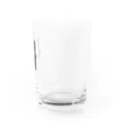 SUIMINグッズのお店のソフトクリームを急ぎめに運ぶねこ Water Glass :right