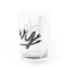 イラスト MONYAAT の蛇でHEAVY　 Water Glass :right