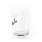 はちえんのお店のくじらくん（文字あり） Water Glass :right