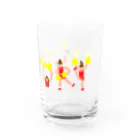 のぐちさきのVICTORY（赤) Water Glass :right