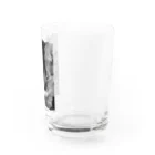 shop kochibiのモノクロ猫 Water Glass :right