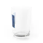 野々の金網越しの夕暮れ Water Glass :right