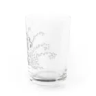 アトリエ葱の見つめ合うクジャク Water Glass :right