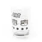 多喜のマヌルちゃん4face Water Glass :right