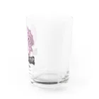 nidan-illustrationの“MAGI COURIER” pink #1 Water Glass :right