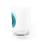 CORONET70のサークルa・ブルーグレー・黒・黄 Water Glass :right