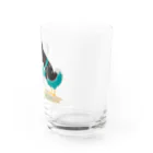 イラスト MONYAAT のねぎってる鴨カモ BM 白フチなし  Water Glass :right