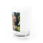 まの間の薔薇・陽光 Water Glass :right