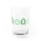 BeArtSuzumaruのメロンなモズコフン Water Glass :right