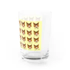 kihbouのねこいっぱい飲みものグラス Water Glass :right