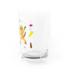 mapechiのトラネコしまお、壁をのぼる Water Glass :right