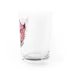 ACA oldschool tatsのPink panther Water Glass :right