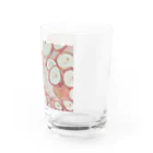 いろいろ色えんぴつのHot Octopus  Water Glass :right