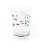 ごろごろにゃんすけのごろごろにゃんすけと魚たち Water Glass :right