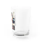イギリスチョコスキーのキャバリアキングチャールズスパニエル(retro) Water Glass :right