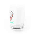Lily bird（リリーバード）のくつろぎニャンコ ロゴ入り② Water Glass :right