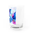 corona_homeのカラフルフラワー Water Glass :right