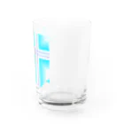 sevenoverlineのcrossroad -icecolor- Water Glass :right