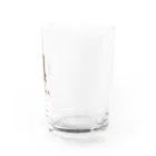 ヘタヘタ大王の店の後ろ向きのサル Water Glass :right