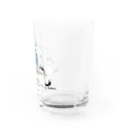 ほっかむねこ屋（アトリエほっかむ）のrainy day Water Glass :right