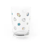 ナポリのSUZURIのうさちゃんファミリー Water Glass :right